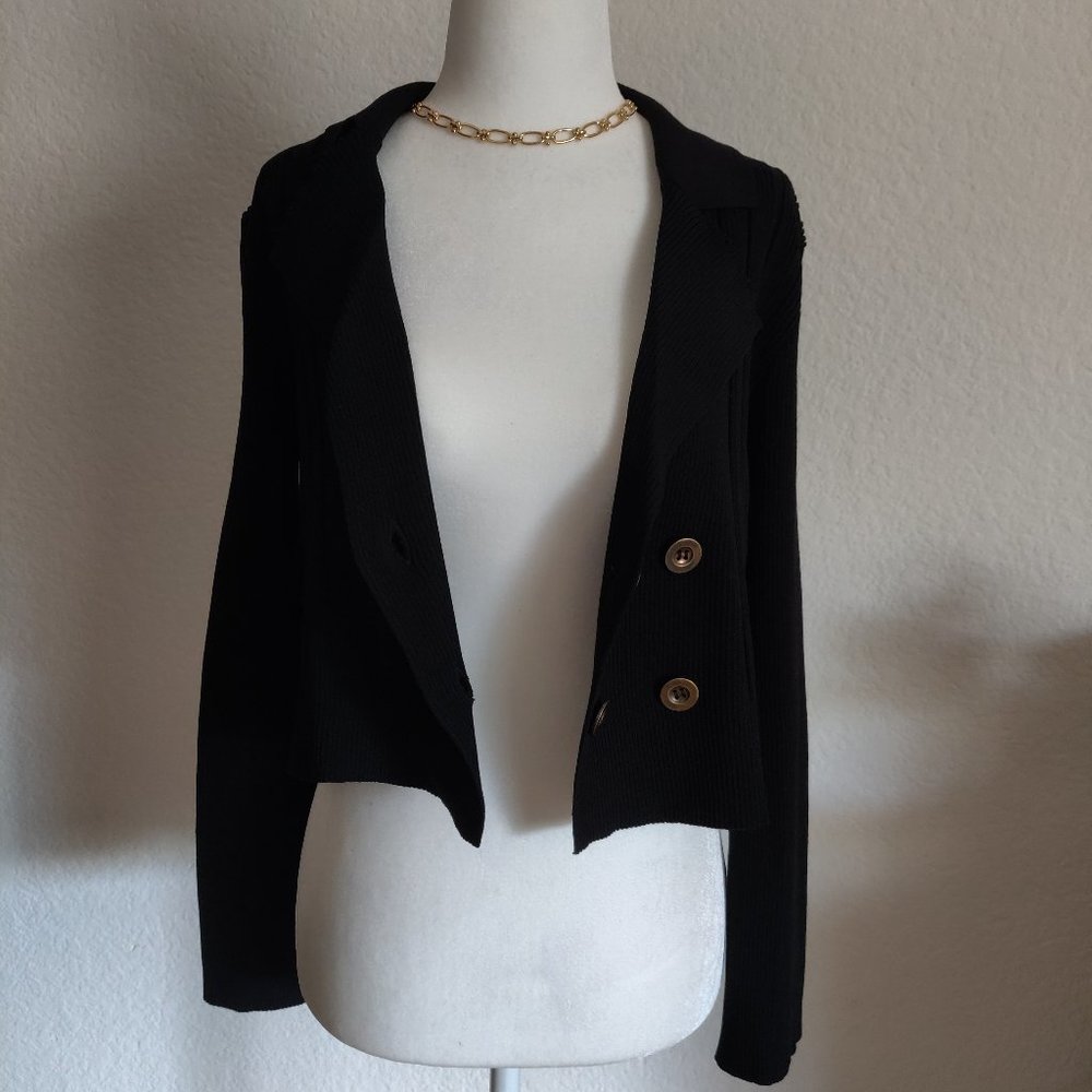 Women's Collared Button Jacket/Top - Picture 8 of 9